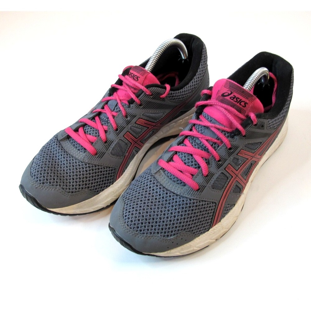 Asics GEL-Contend 5 Running Shoes Sneakers 1012A234‎ Gray/Pink Women's Size 8